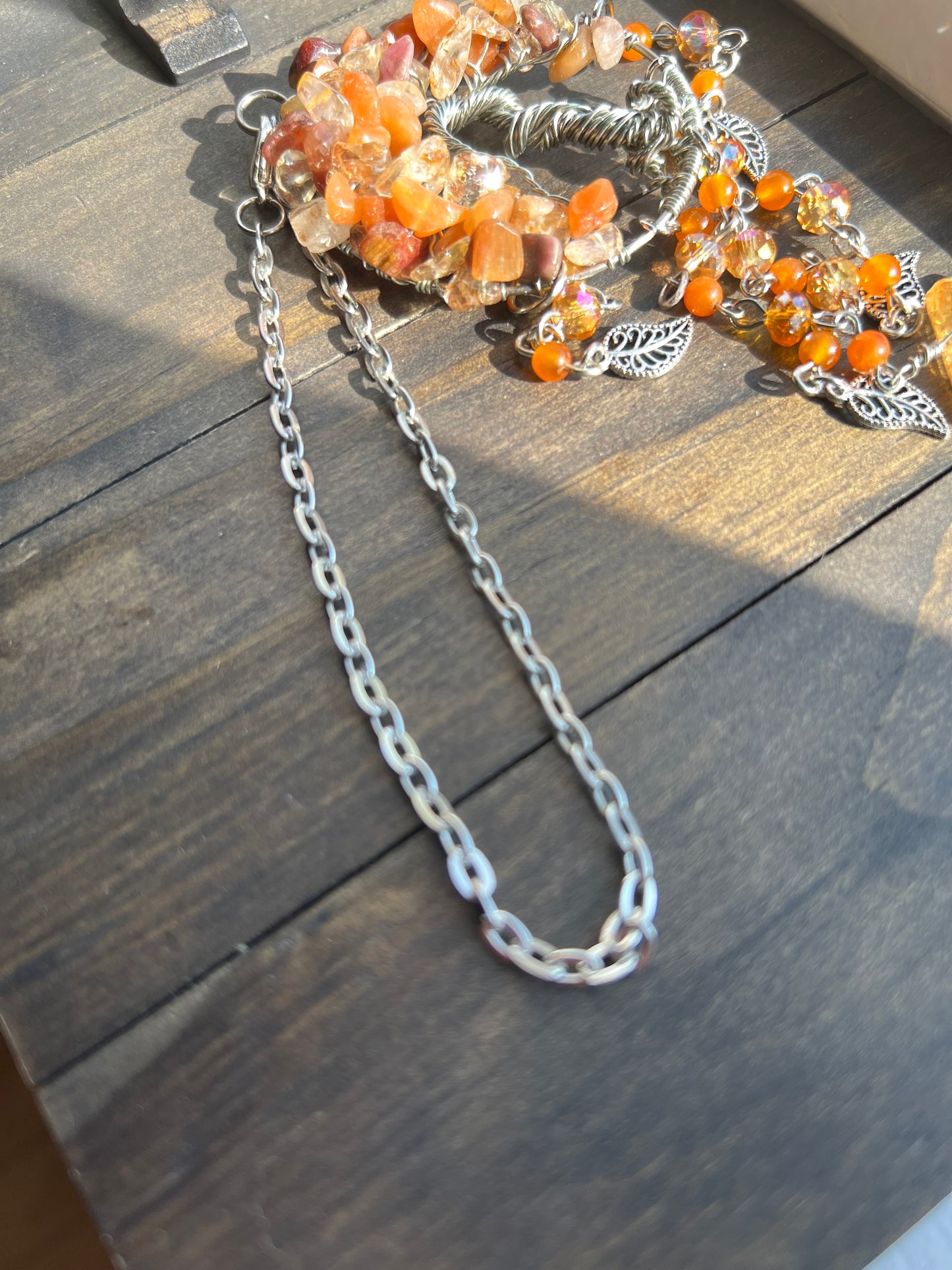 Autumn tree sun catcher