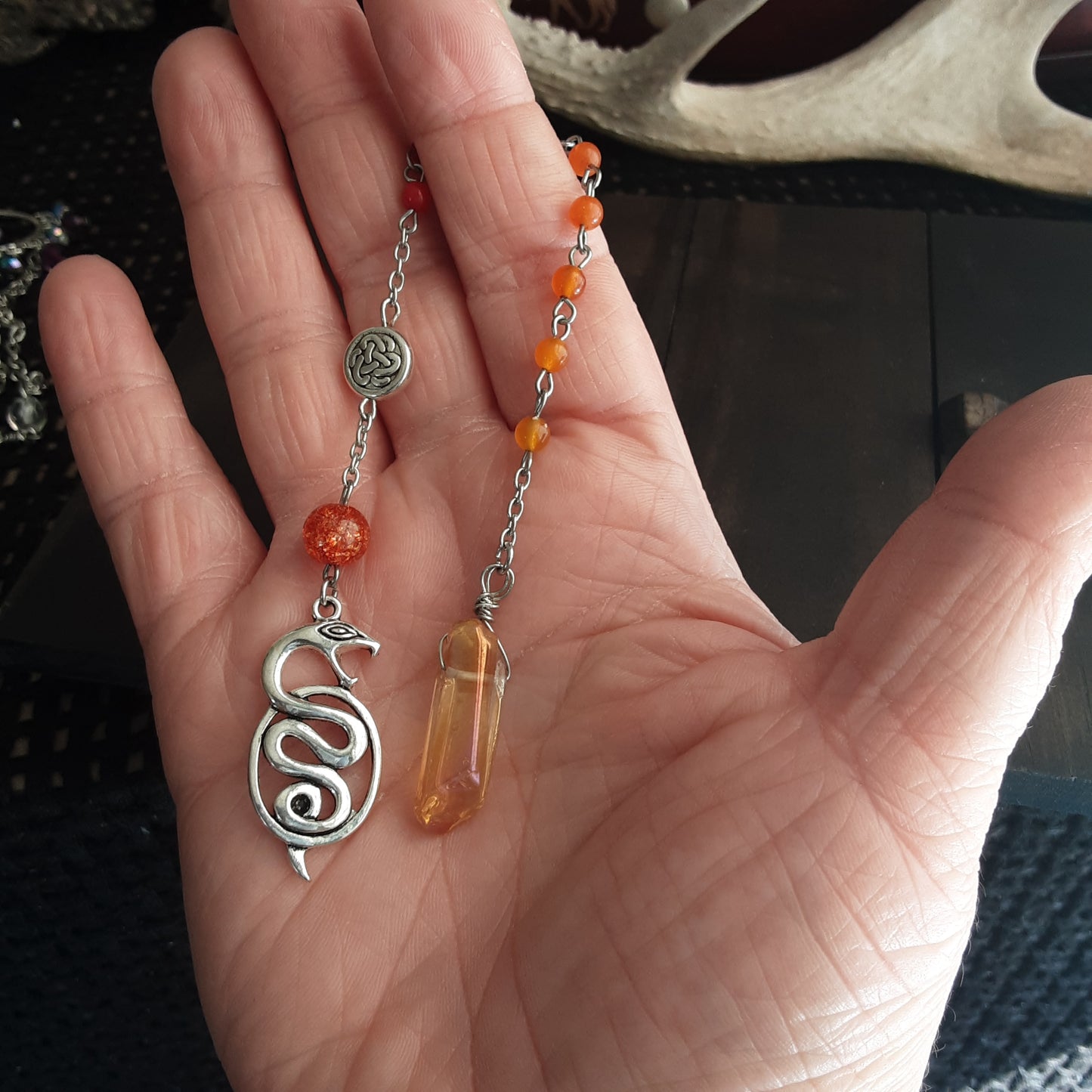 Loki pendulum prayer beads