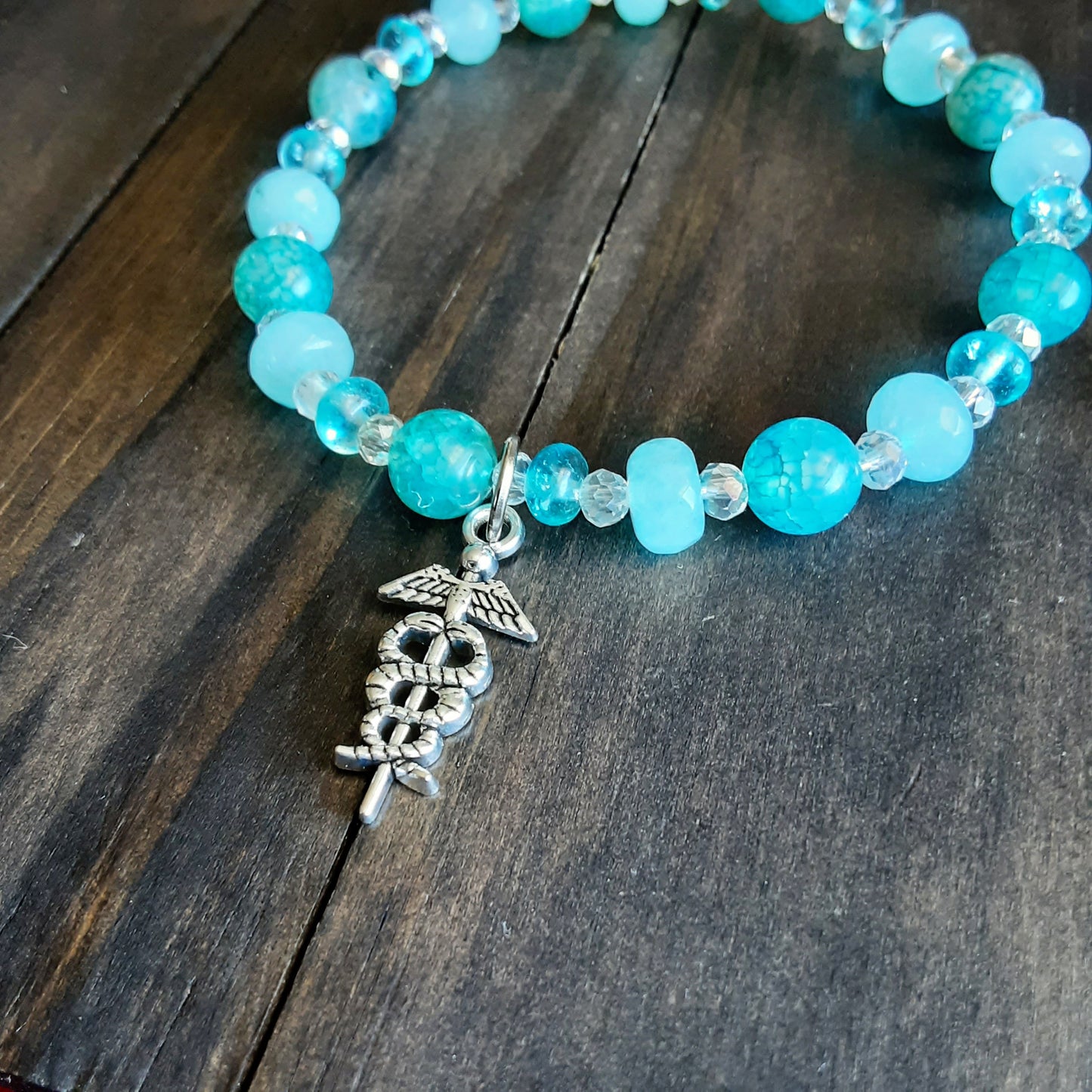 Hermes bracelet with caduceus