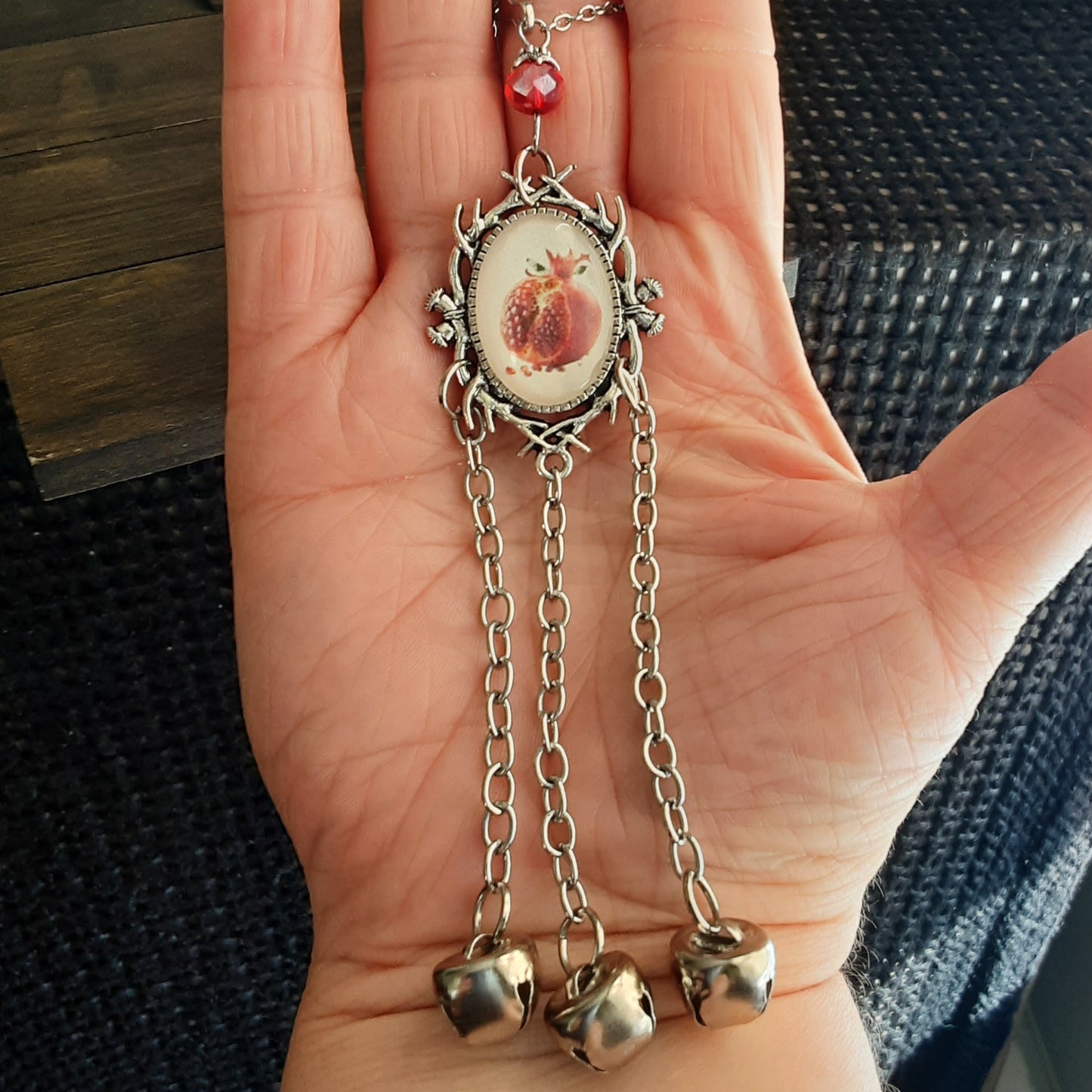 Persephone witch bells with pomegranate