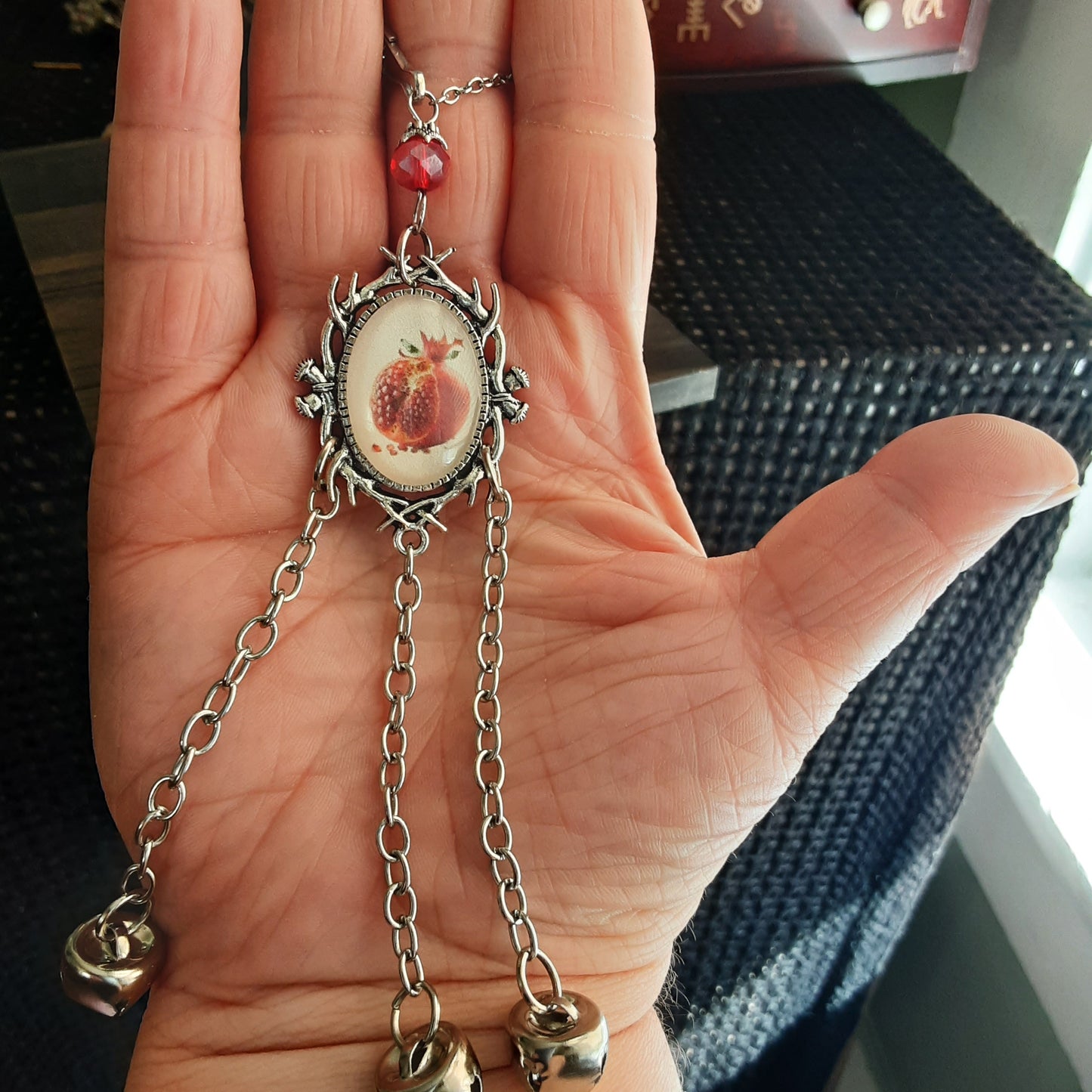 Persephone witch bells with pomegranate