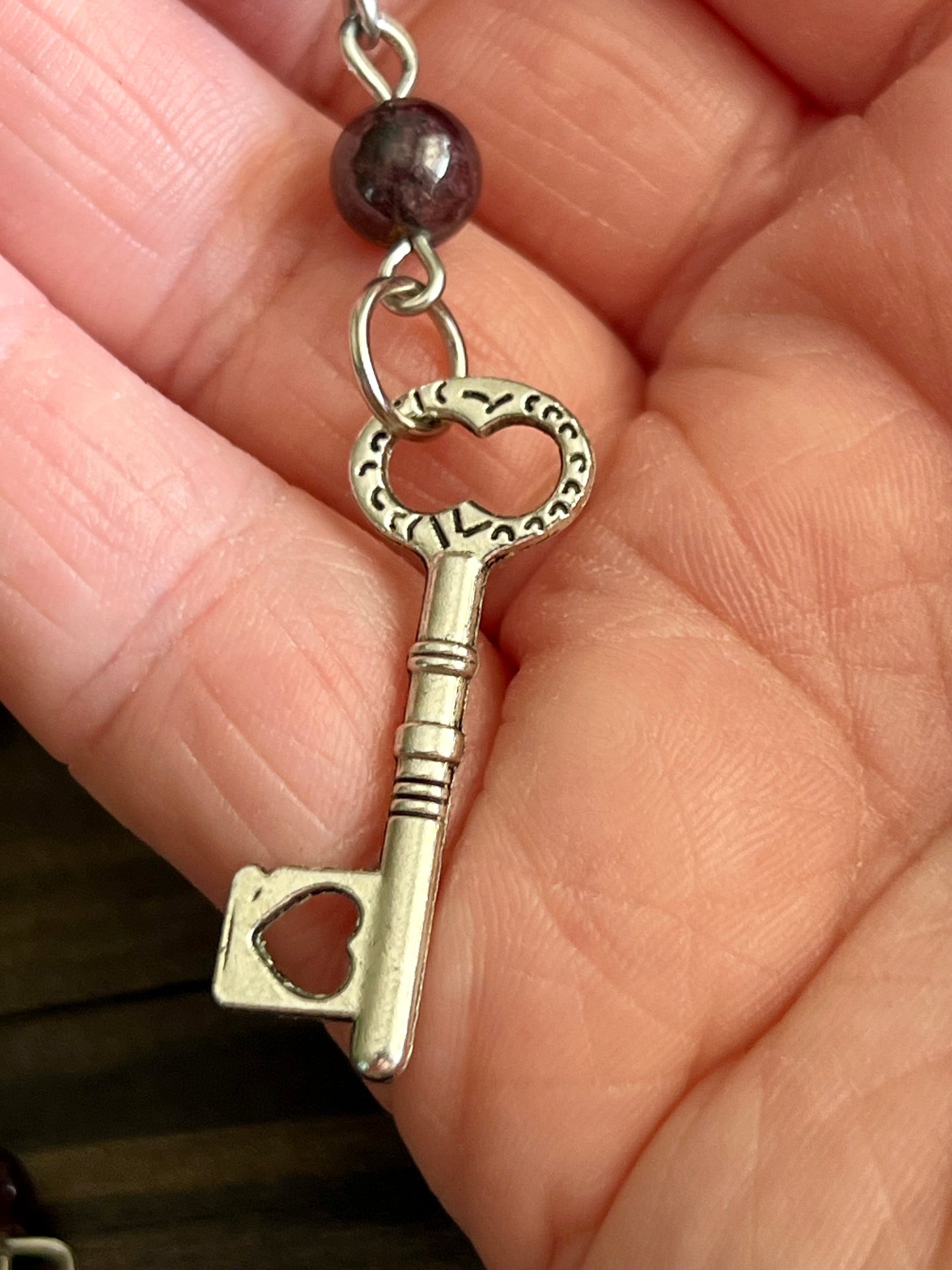 Keeper of Blood + Shadow – Garnet Prayer Beads