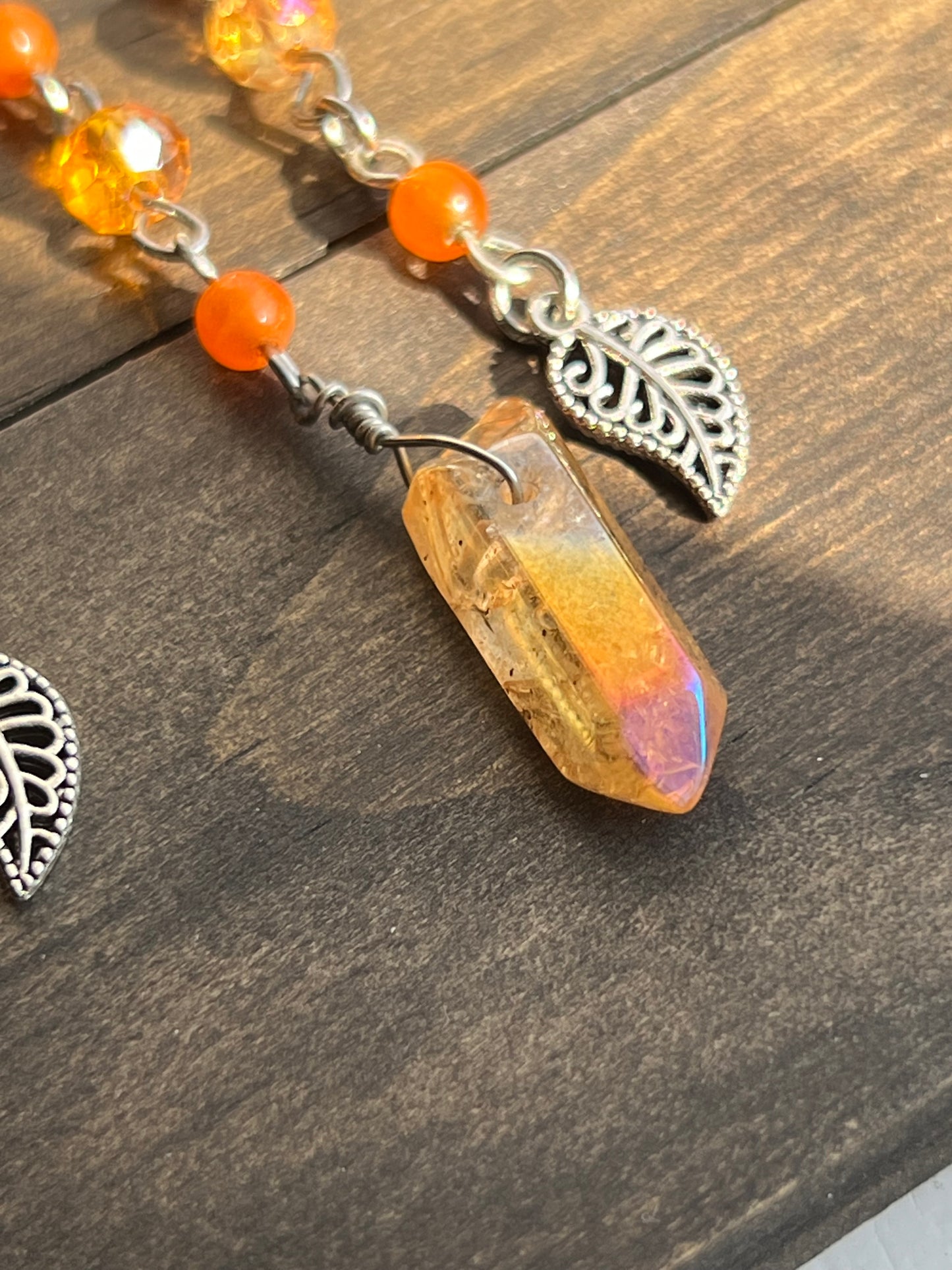 Autumn tree sun catcher
