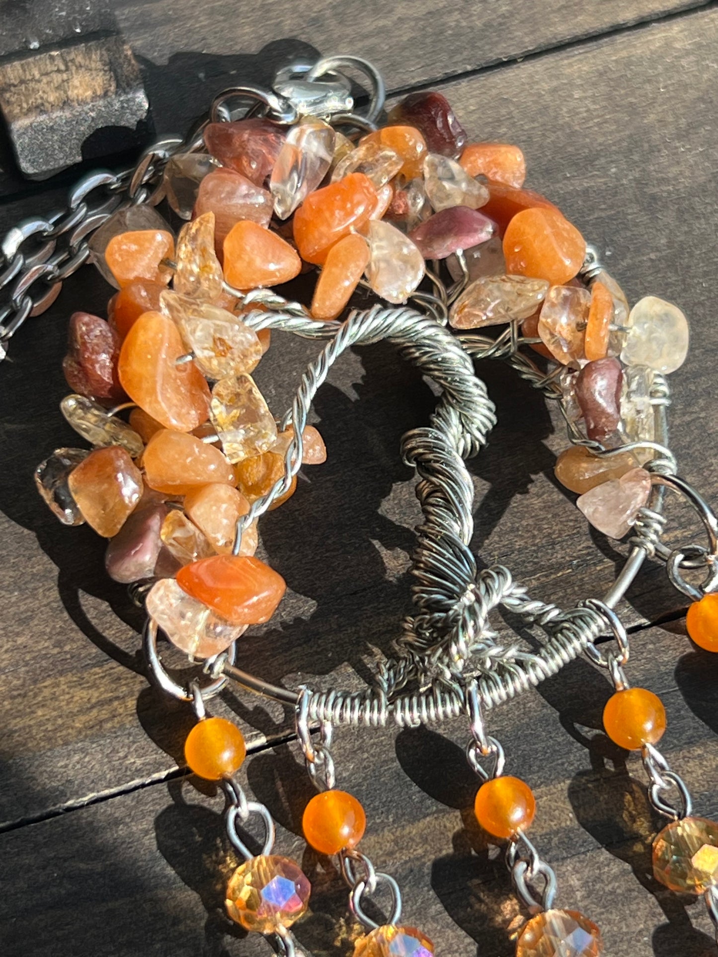 Autumn tree sun catcher