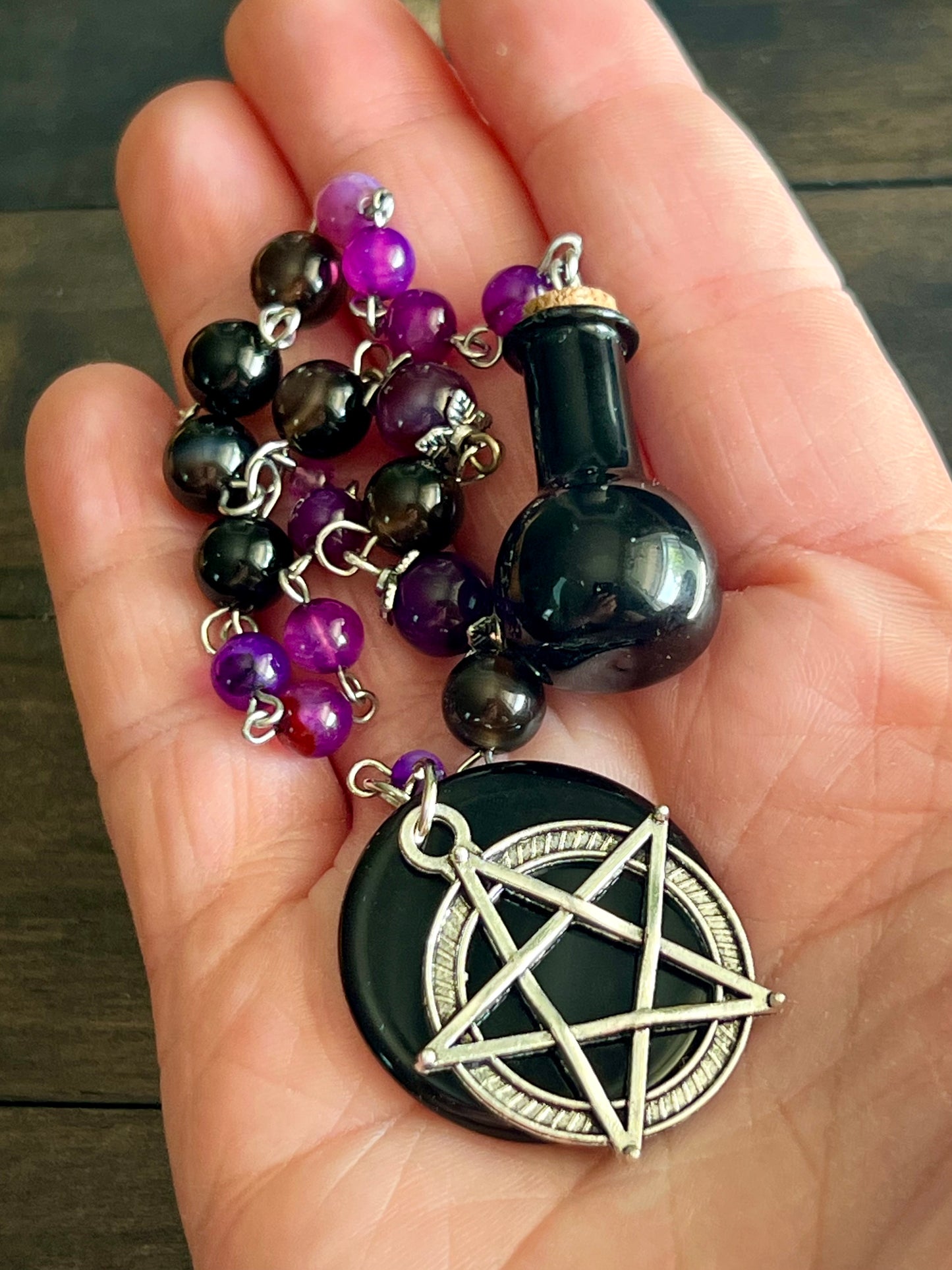 Shadow Veil – Vial Prayer Beads