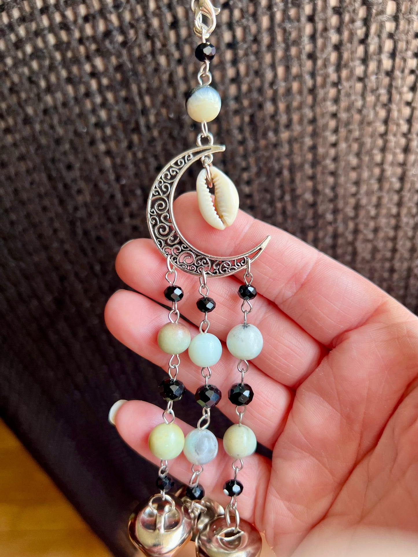 Shell moon witch bells