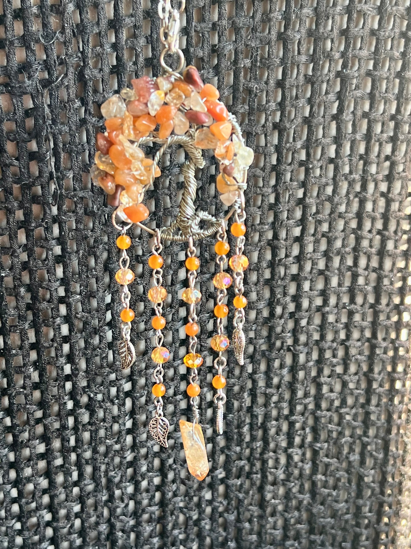 Autumn tree sun catcher