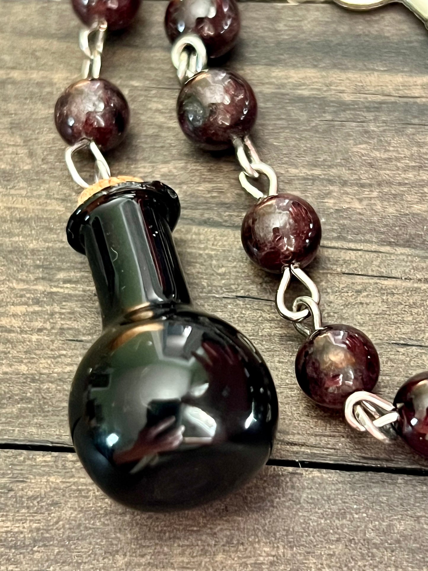 Keeper of Blood + Shadow – Garnet Prayer Beads