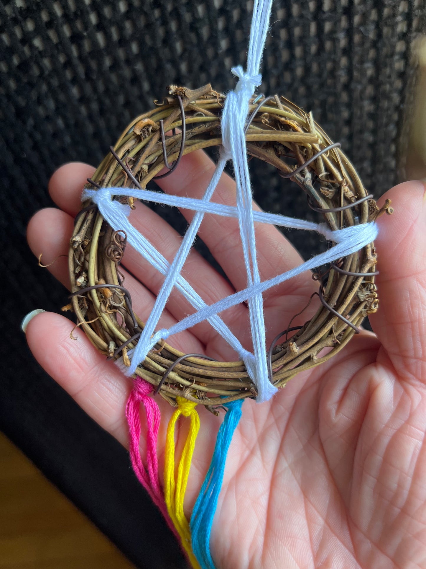 Pansexual pride flag witch bells