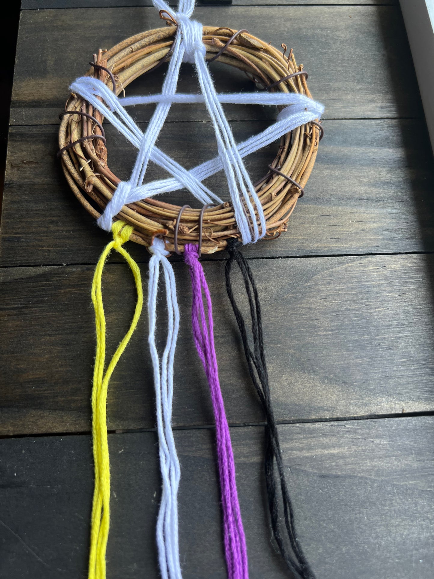 Nonbinary Pride flag witch bells