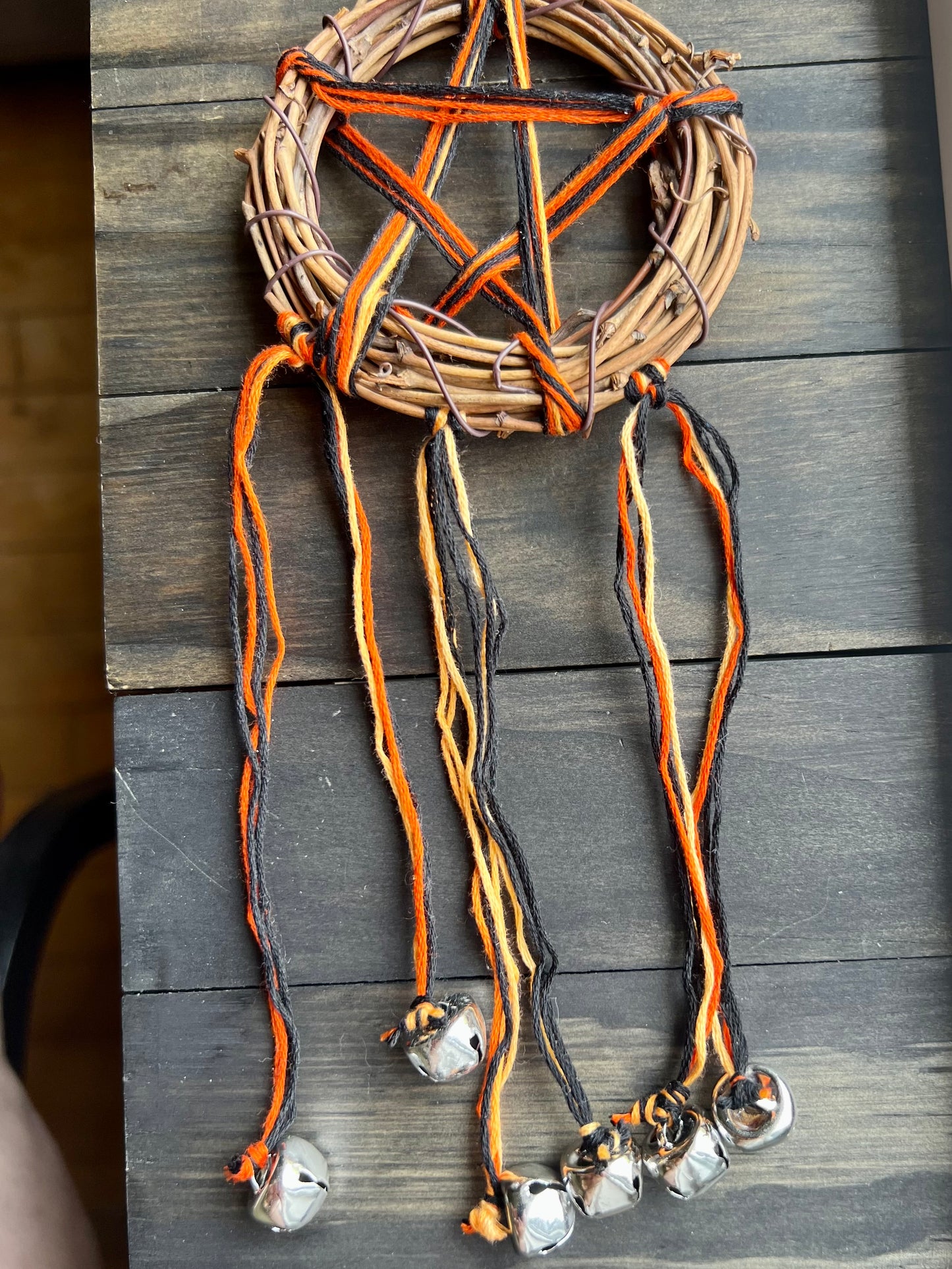 Halloween witch bells with silver bells
