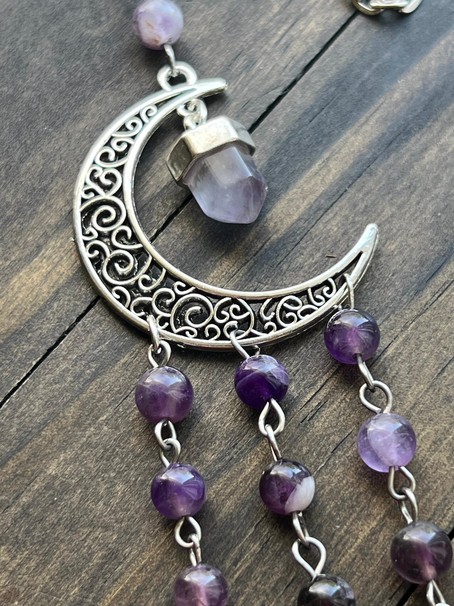 Amethyst point witch bells