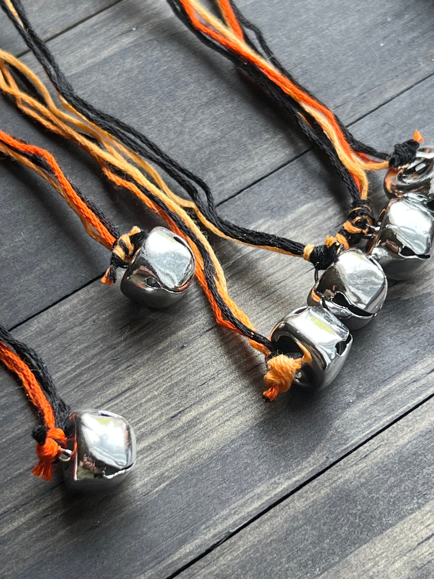 Halloween witch bells with silver bells