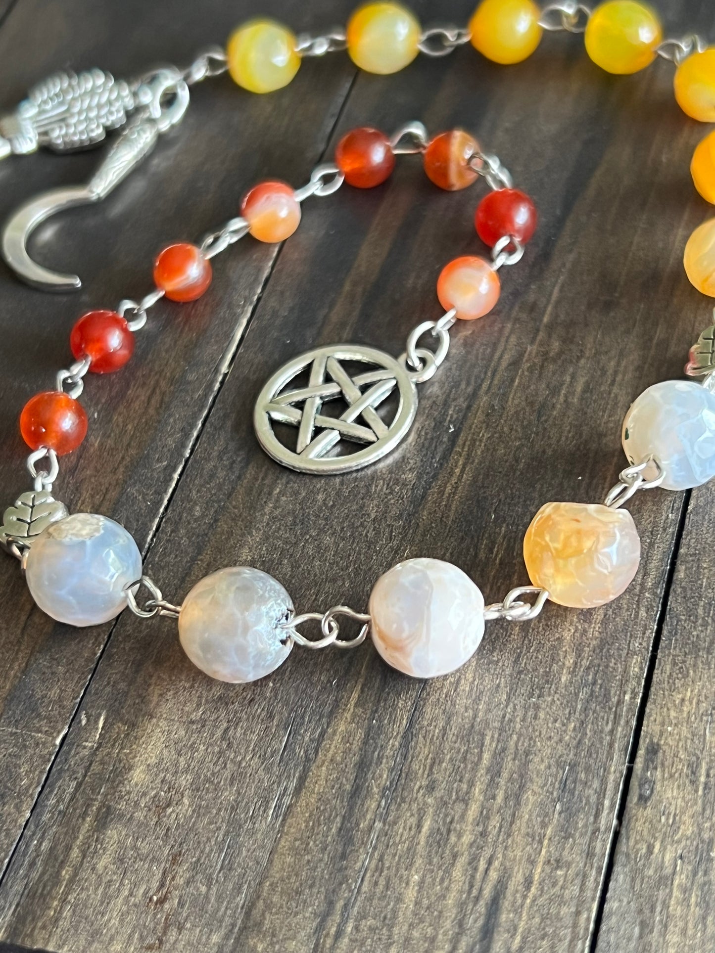 Harvest prayer beads, please read