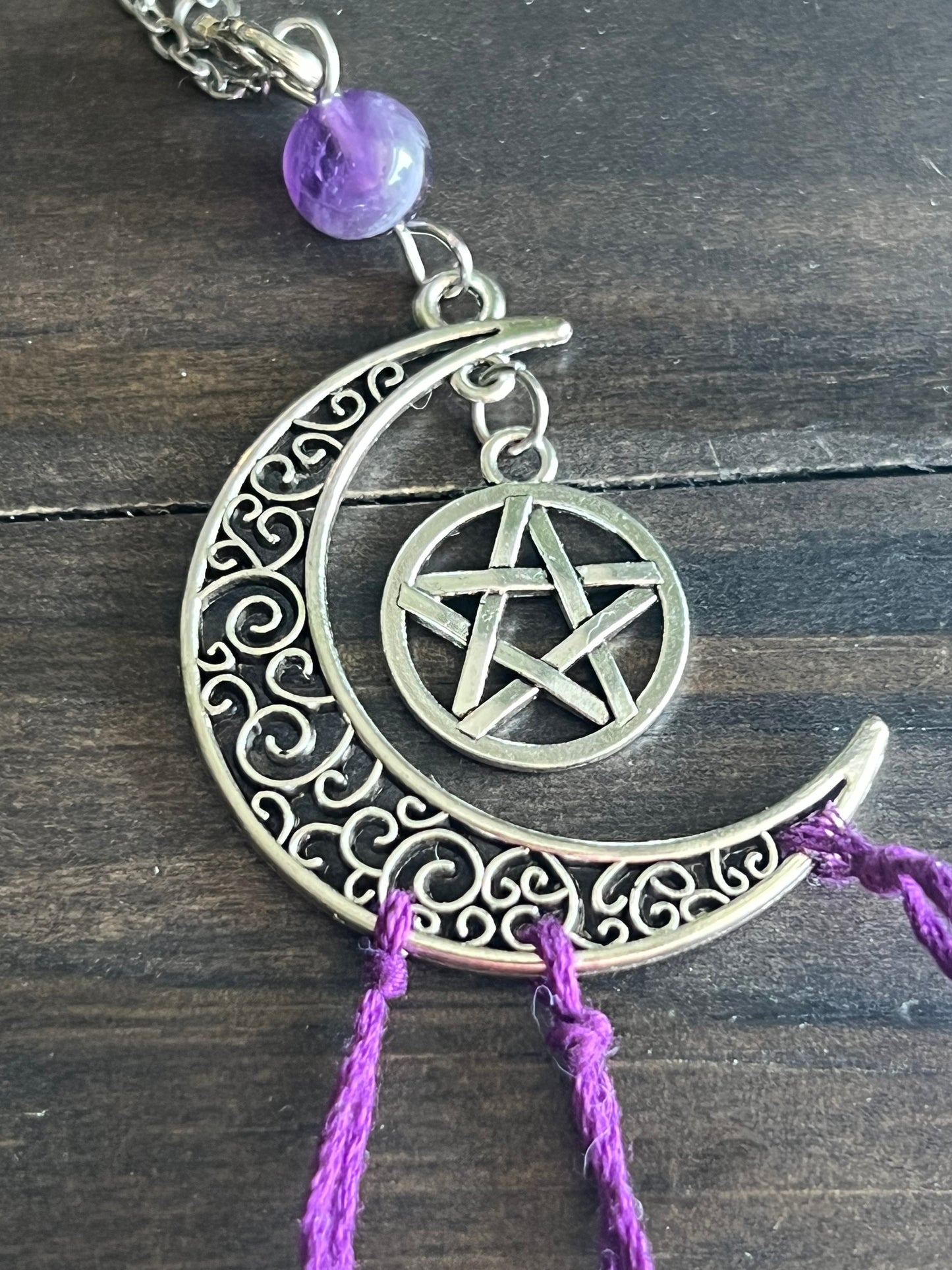 Purple moon witch bells