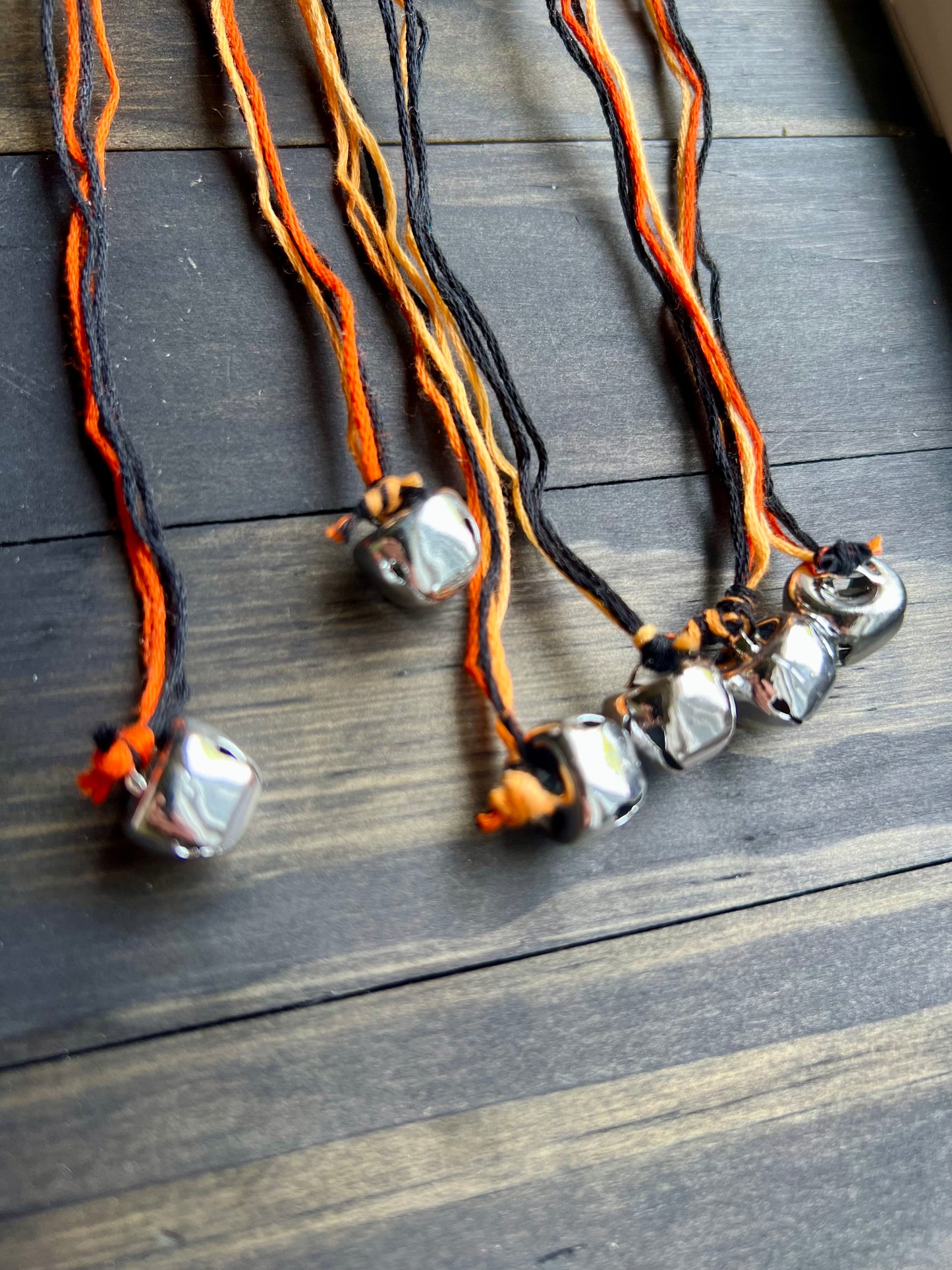 Halloween witch bells with silver bells