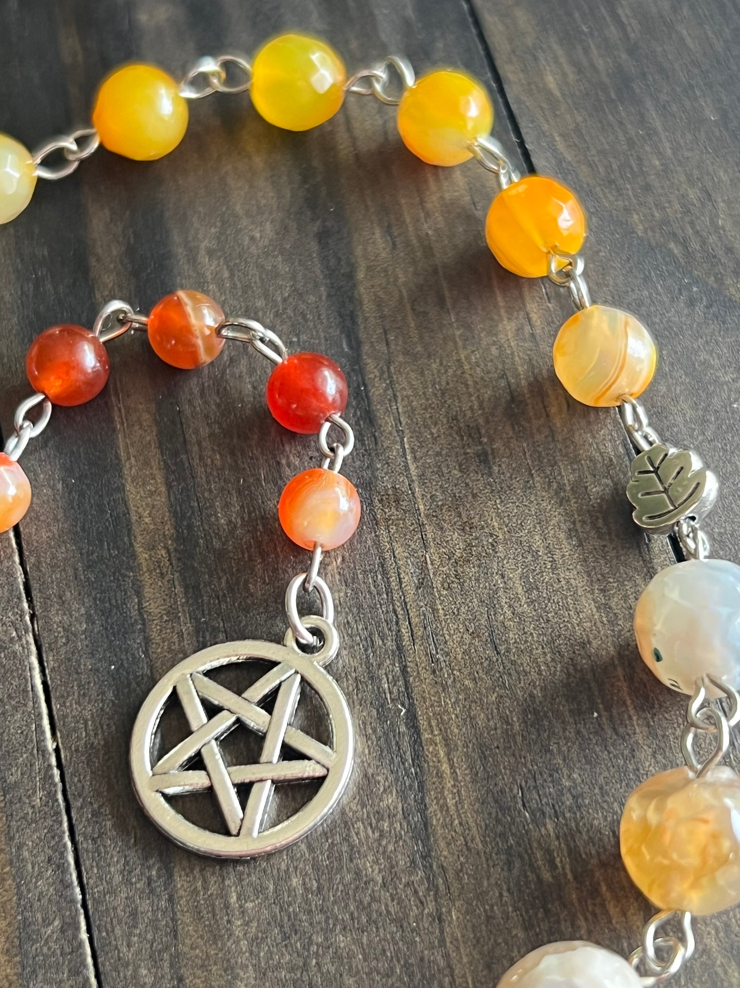 Harvest prayer beads, please read