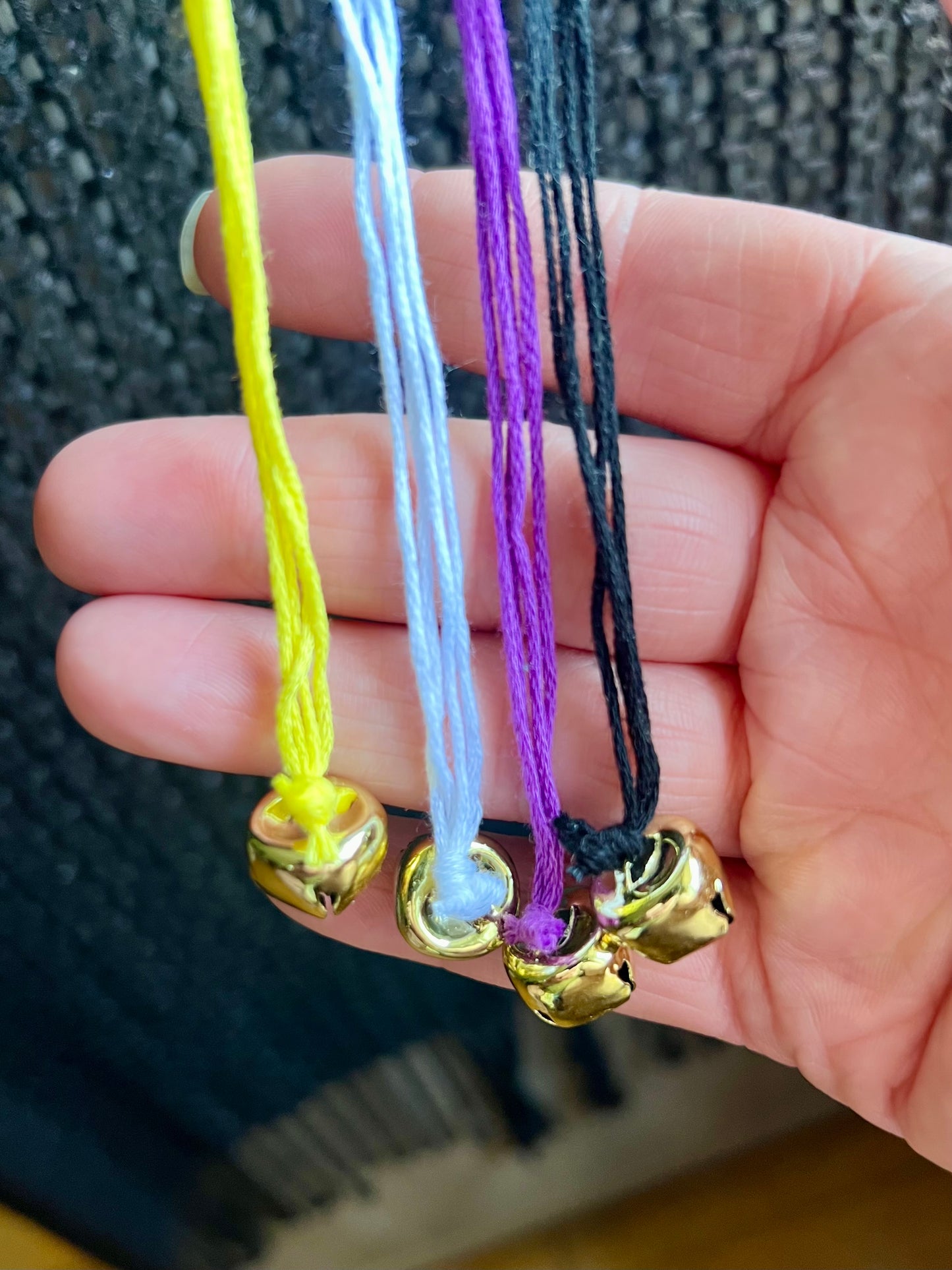 Nonbinary Pride flag witch bells