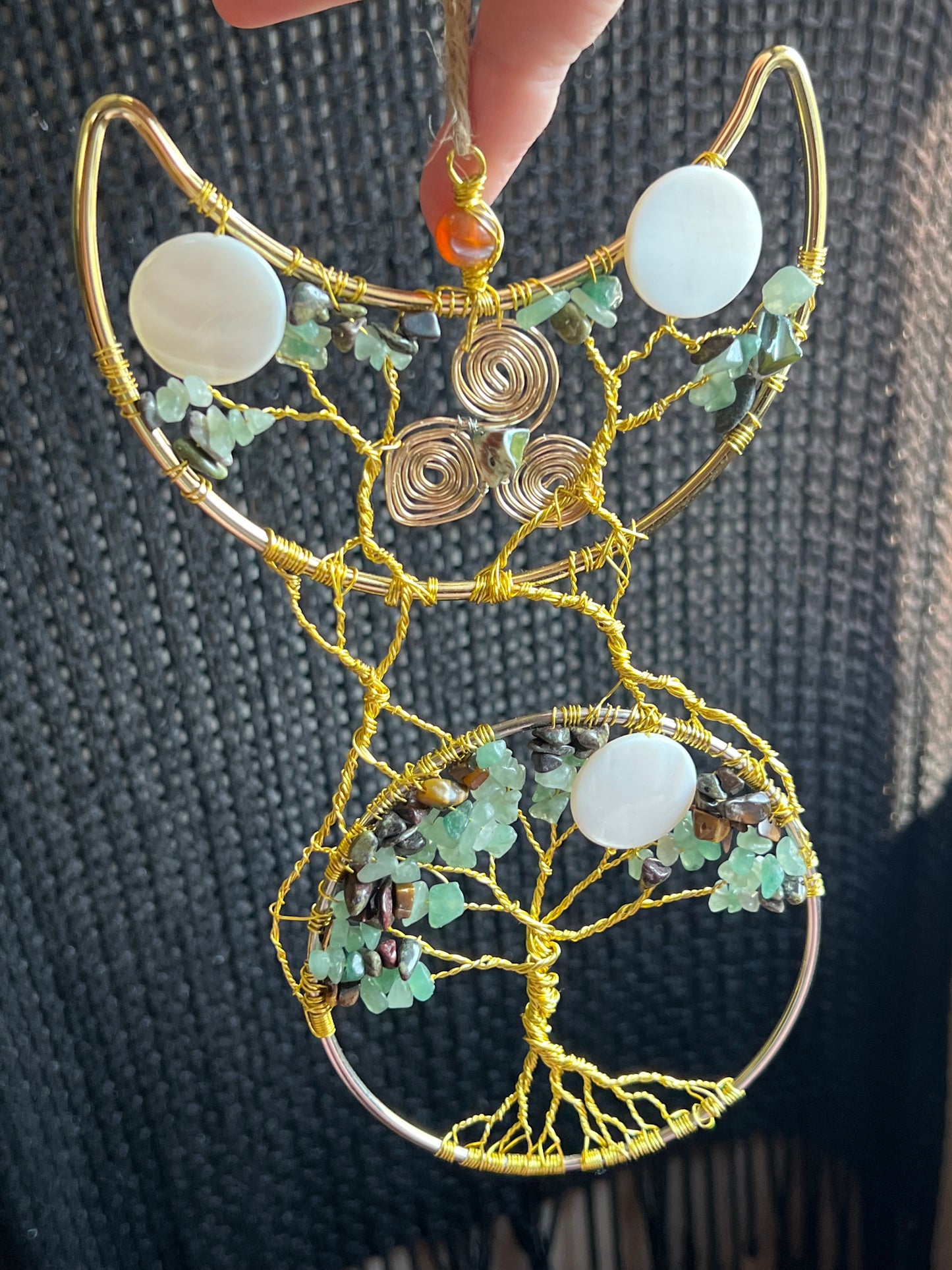 Horned God wall hanging