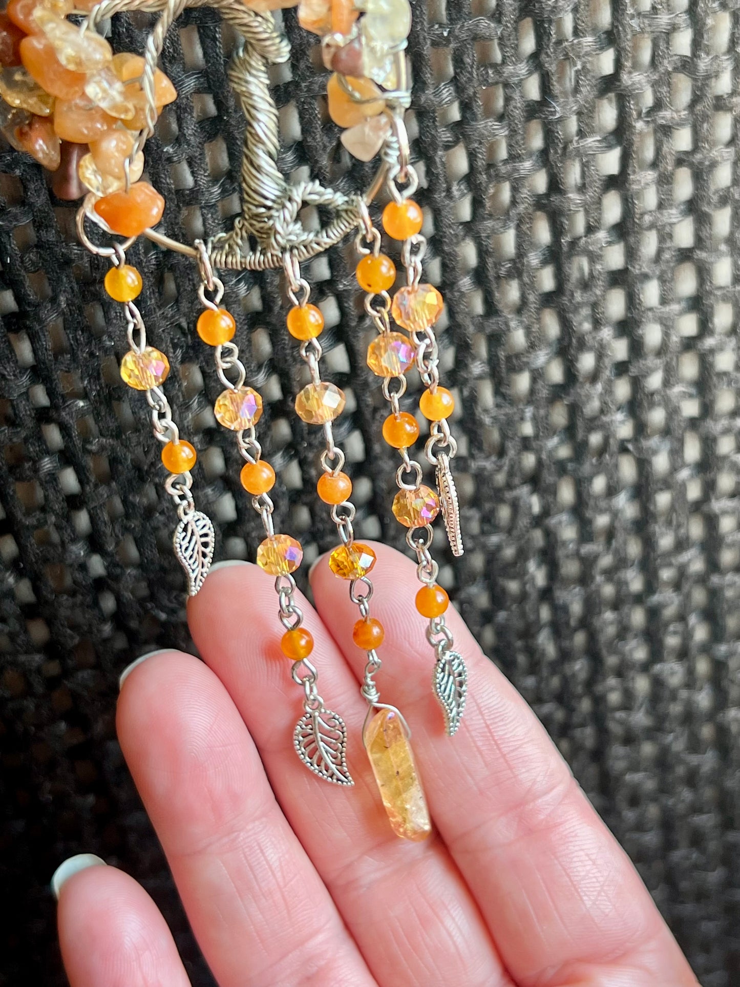 Autumn tree sun catcher