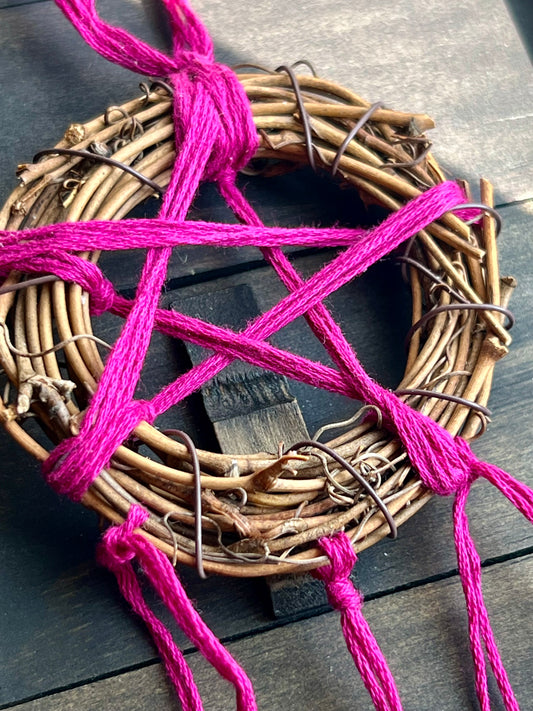 Bright pink witch bells, please read