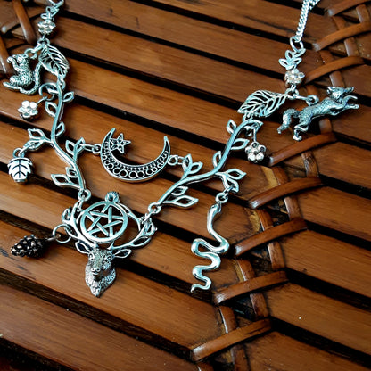 Cernunnos Necklace Lord of Wild Things Pagan Jewelry