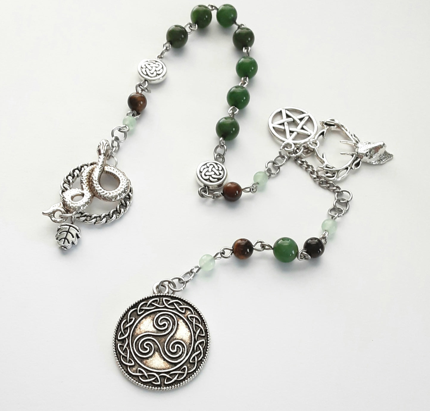 Cernunnos Prayer Beads Celtic God of Nature and Fertility