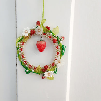Strawberry wall hanging
