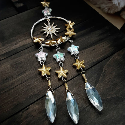 Star suncatcher Clear and gold