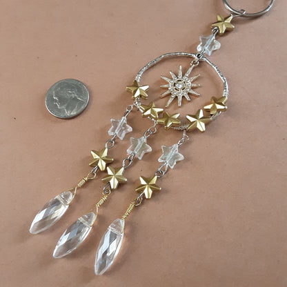 Star suncatcher Clear and gold
