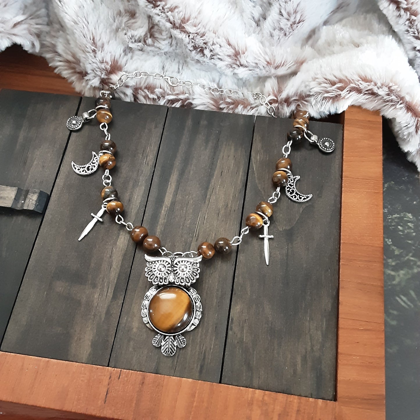 Athena necklace Owl 