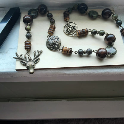 Cernunnos prayer beads