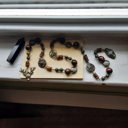 Cernunnos prayer beads