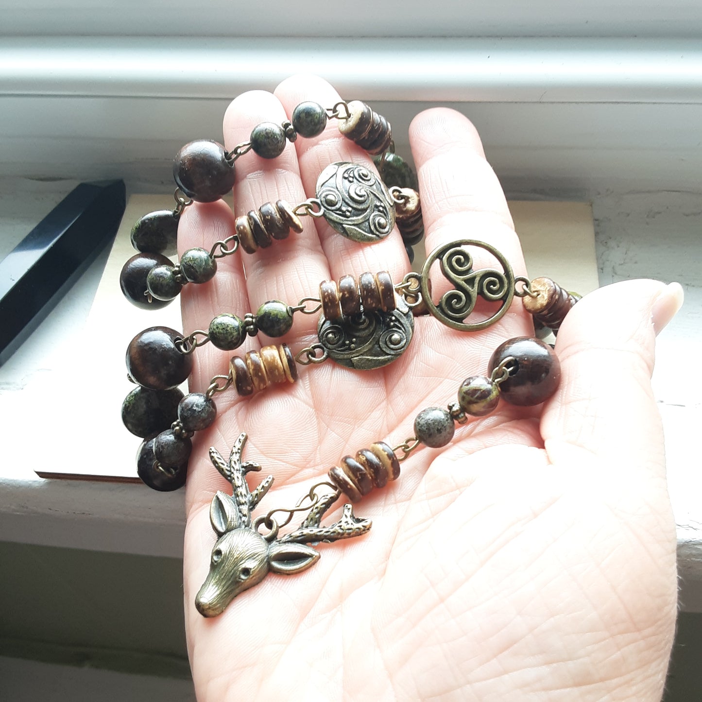 Cernunnos prayer beads