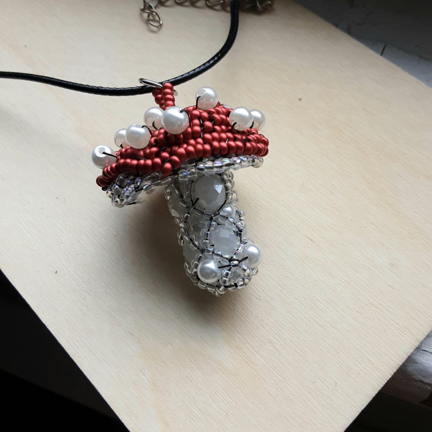 Mushroom necklace