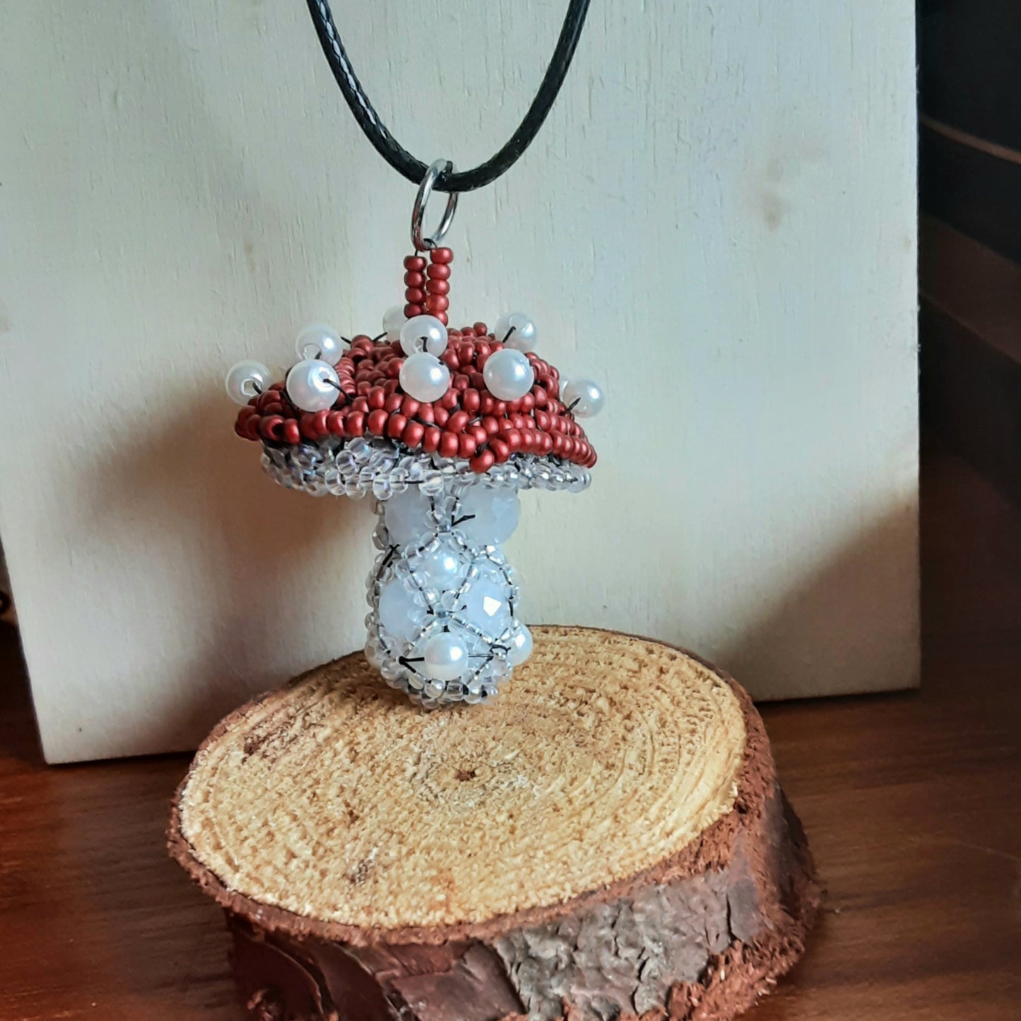 Mushroom necklace