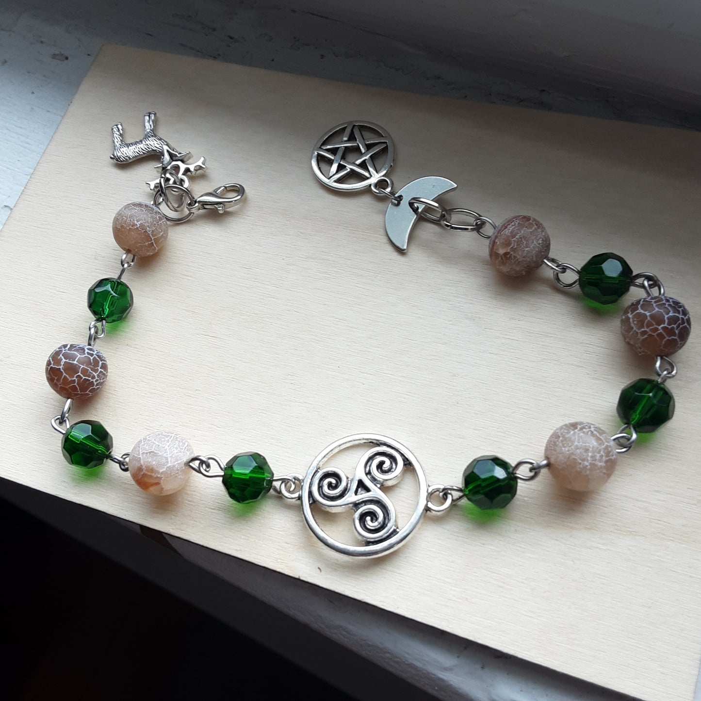 Cernunnos prayer bracelet The Horned God