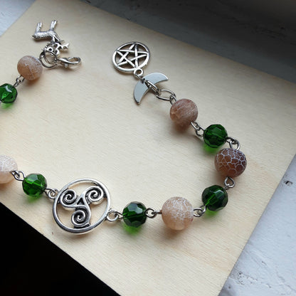 Cernunnos prayer bracelet The Horned God