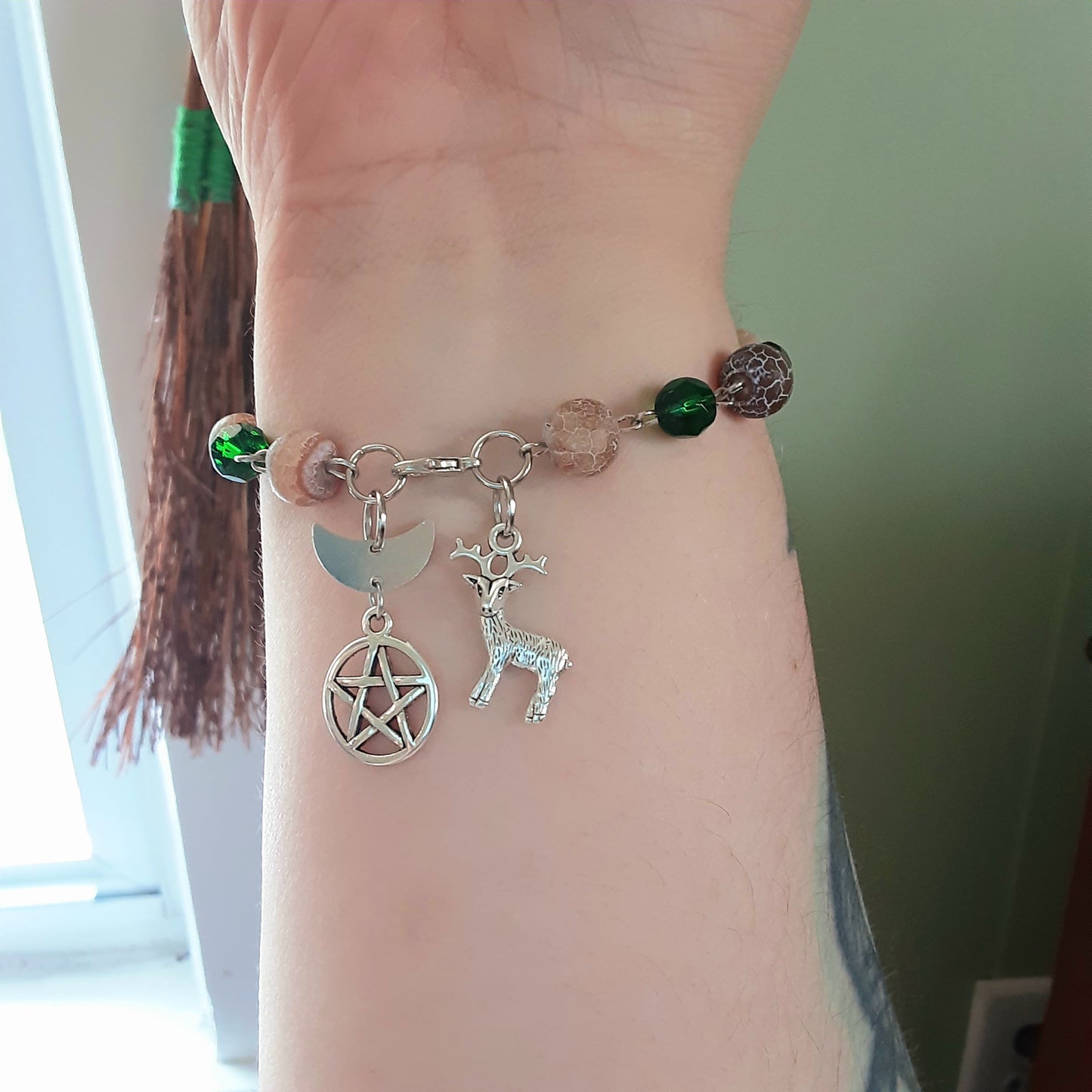 Cernunnos prayer bracelet The Horned God