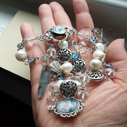 Aphrodite prayer beads with Kyanite