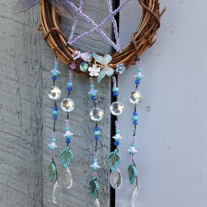 Fae Queen pentacle wall hanging