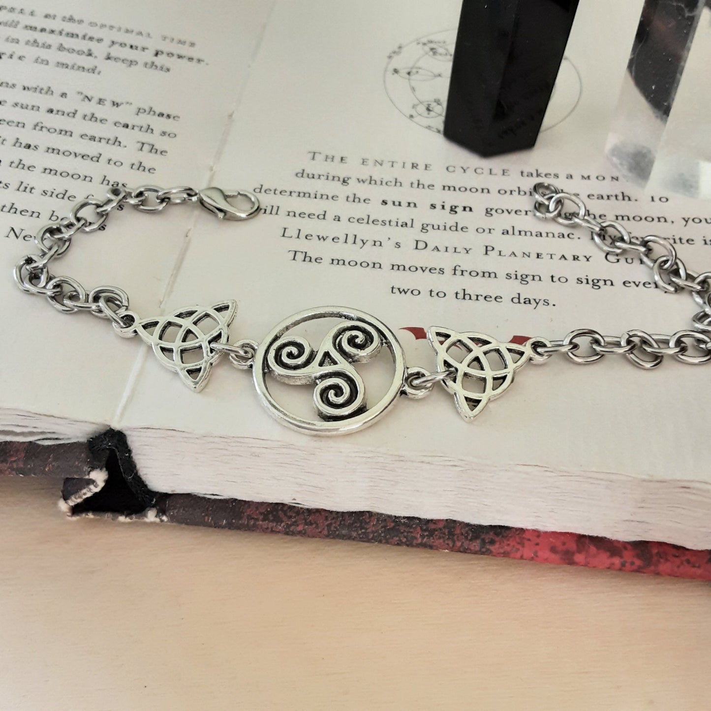 Triskele and Triquetra bracelet