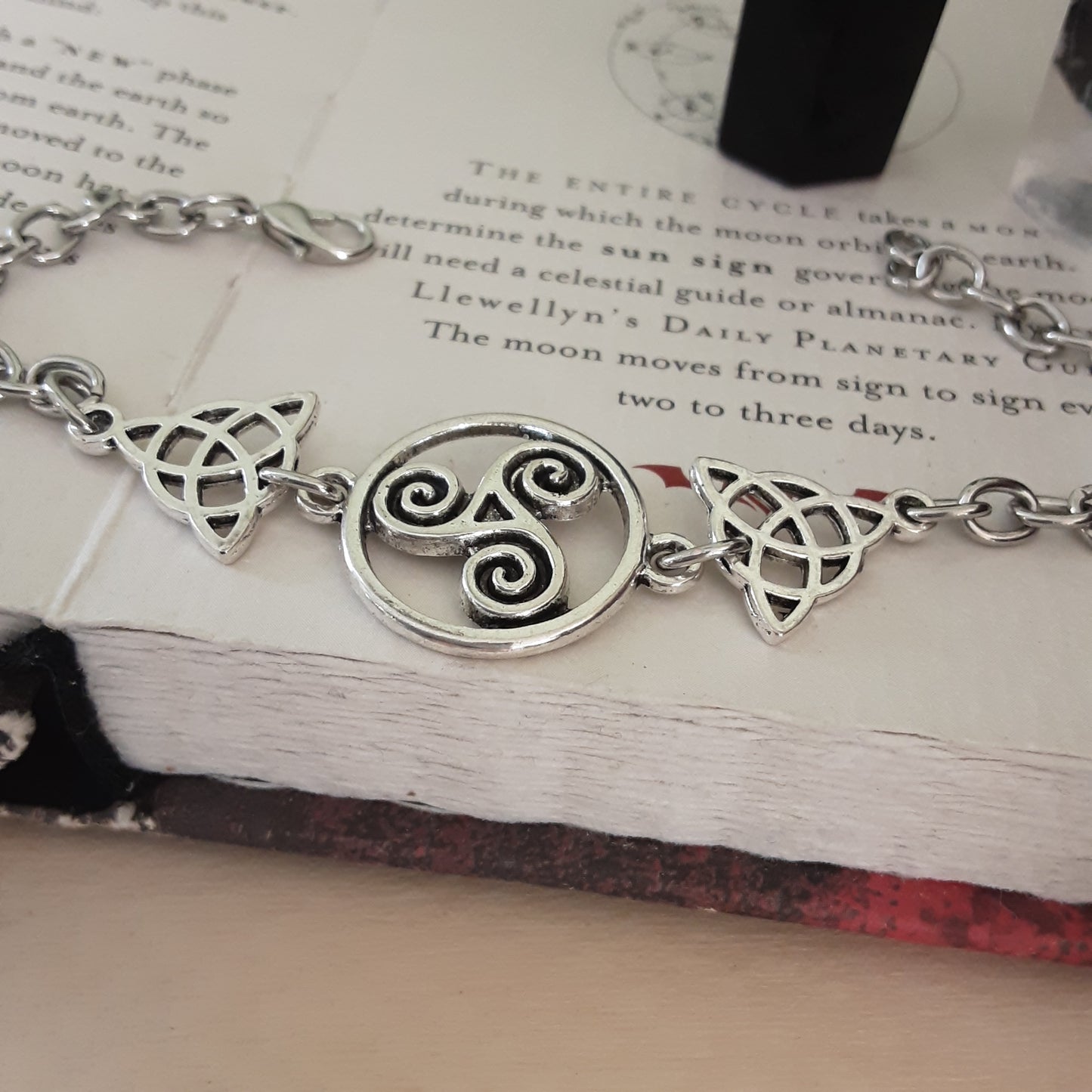 Triskele and Triquetra bracelet