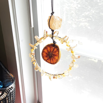 Abundance sunburst wall hanging