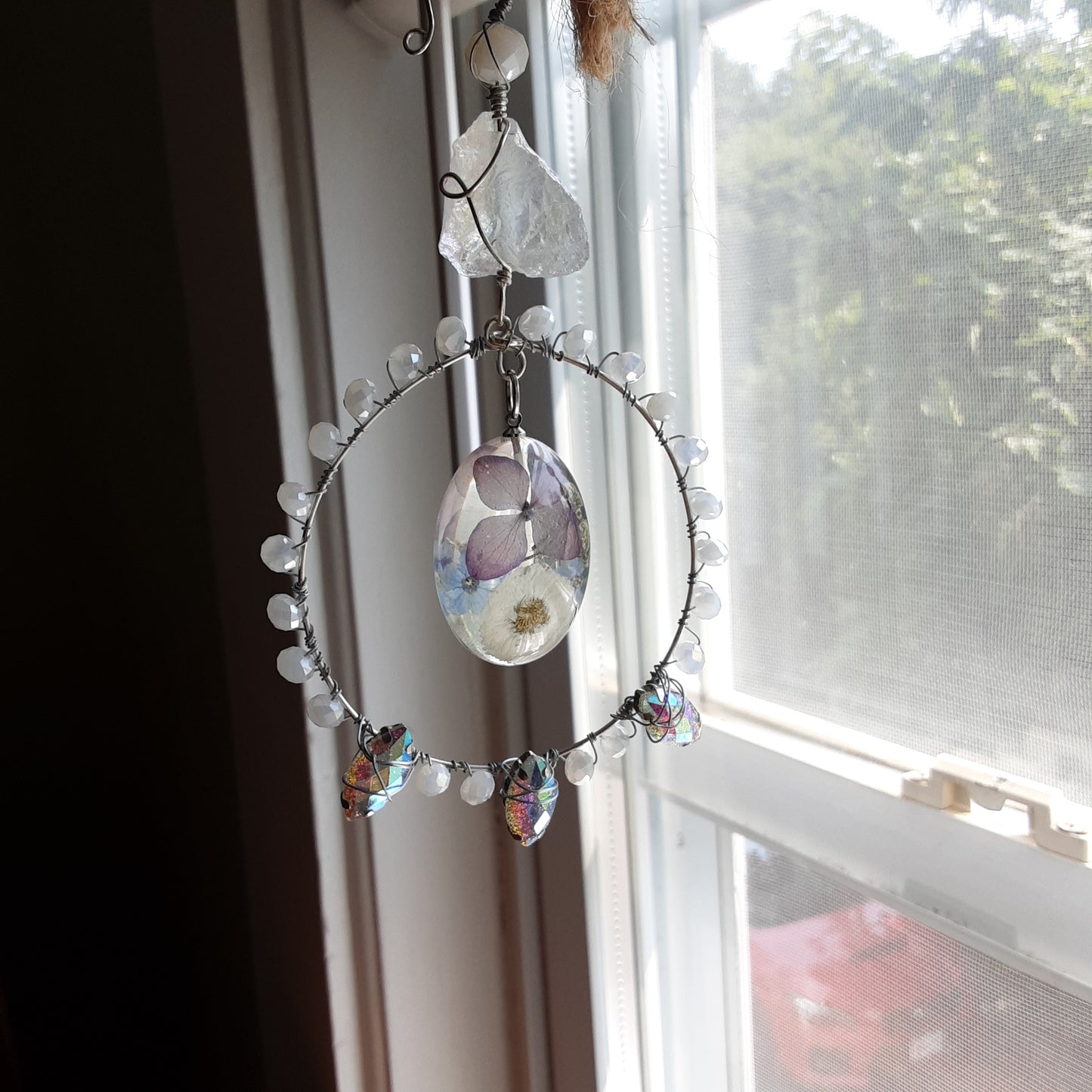 Flower suncatcher