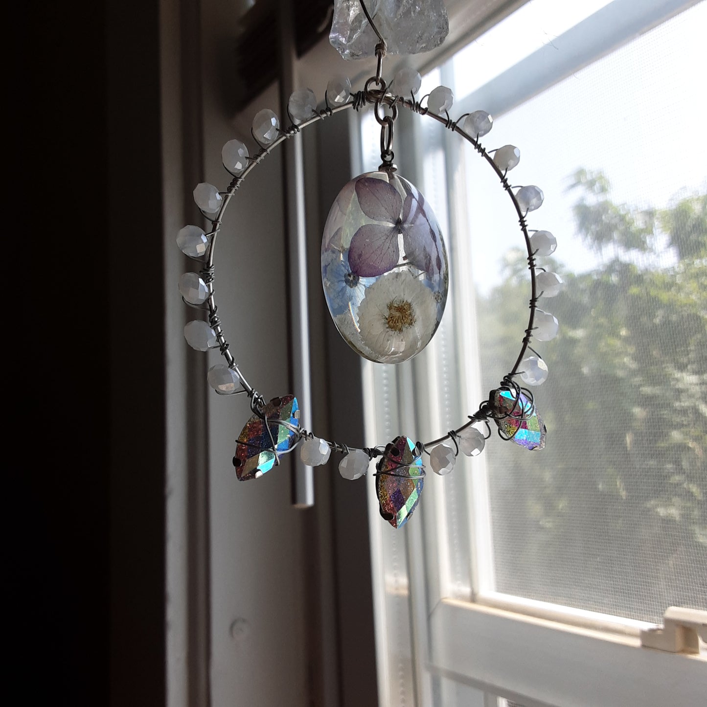 Flower suncatcher