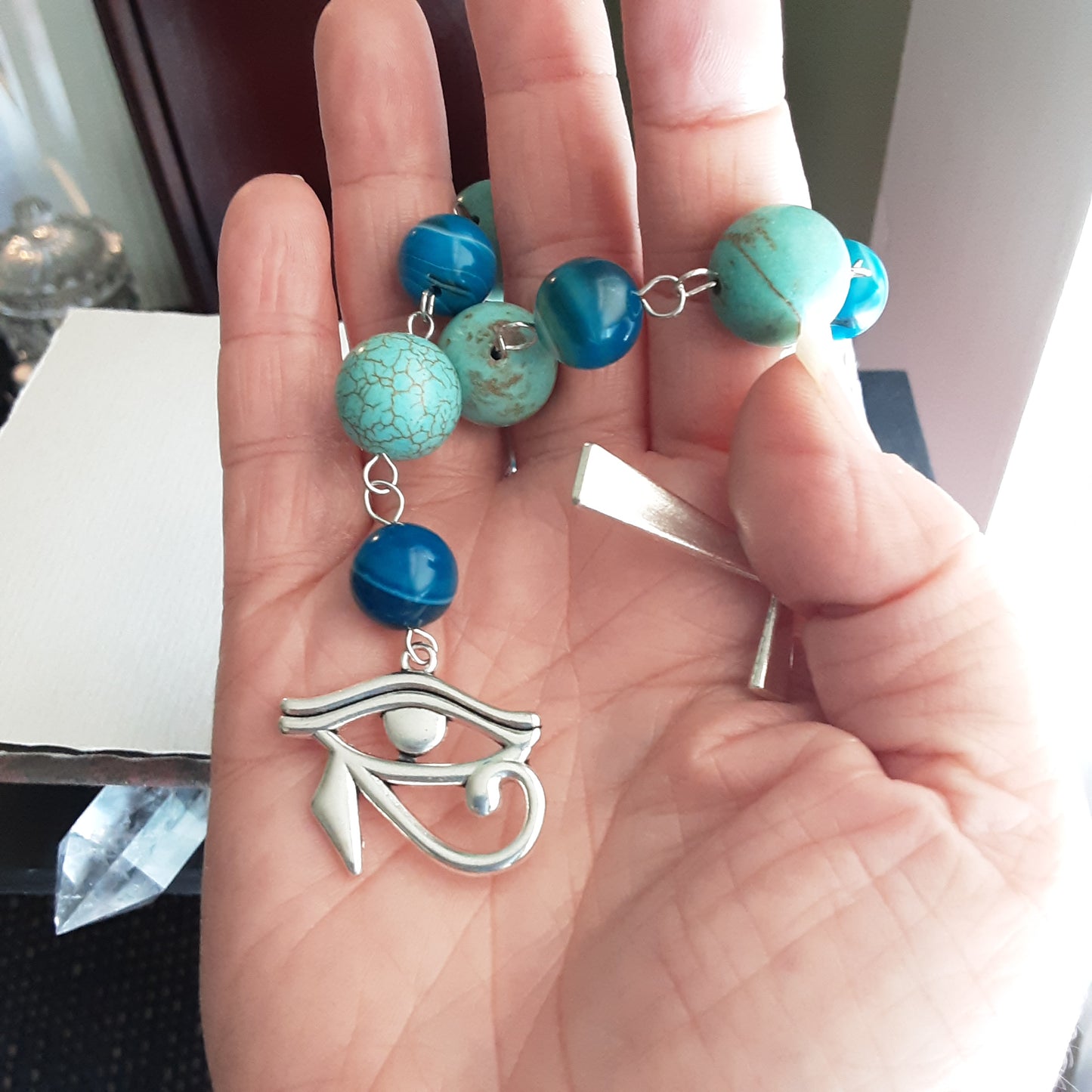 Eye of Horus prayer beads