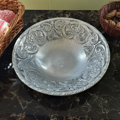 Pewter offering bowl