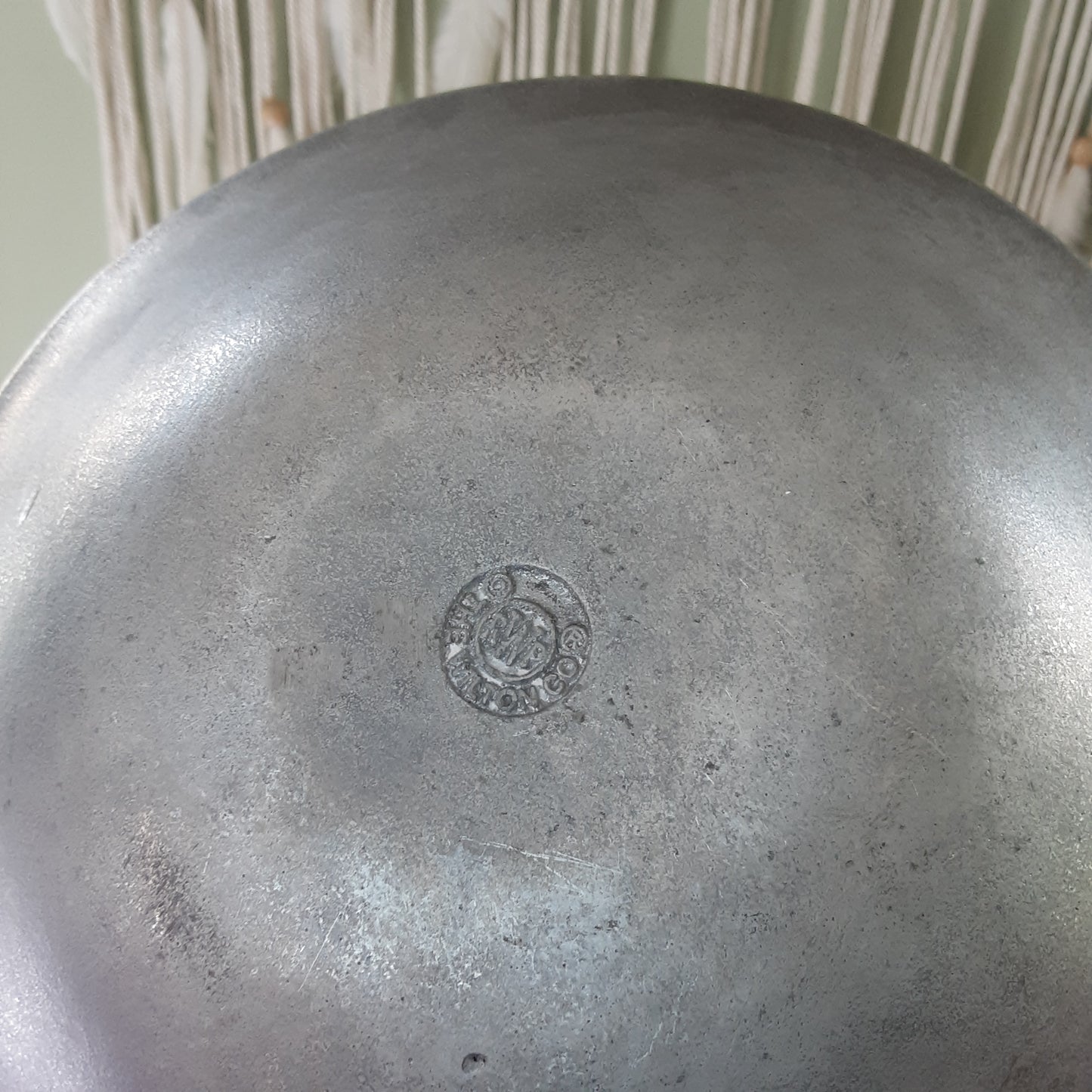 Pewter offering bowl