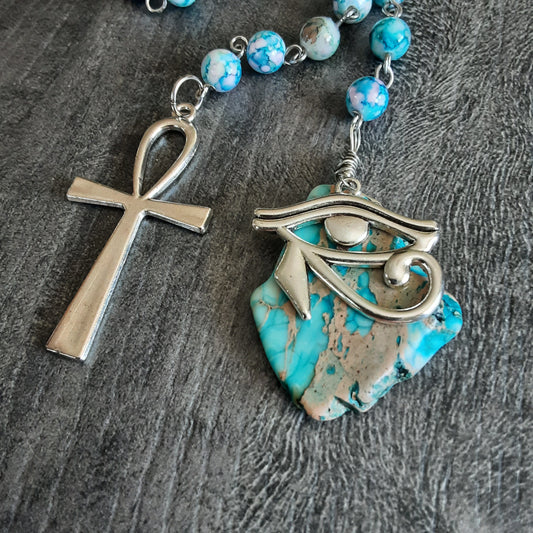 Eye of Horus prayer beads